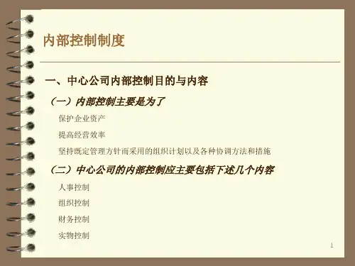 内部控制制度管理培训.pptx