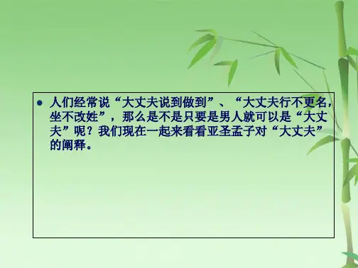 富贵不能淫优秀课件(共39张PPT)