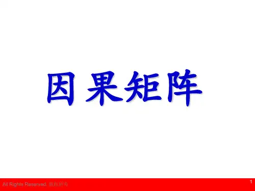 3_4因果矩阵与FMEA