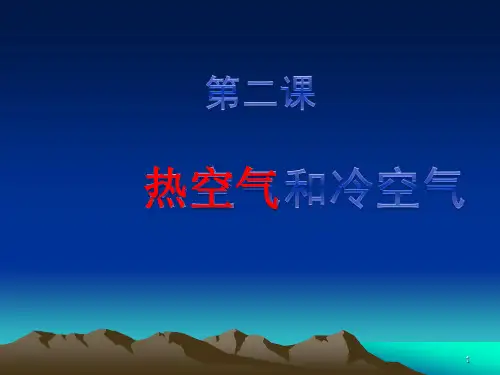 【推荐】2019-2020苏教版小学科学四年级上册2.热空气和冷空气 课件.ppt