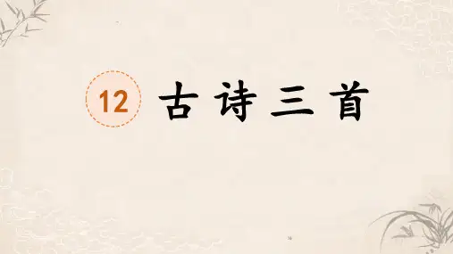 统编版五年级语文上册12《古诗三首：示儿》课件(共25张PPT)