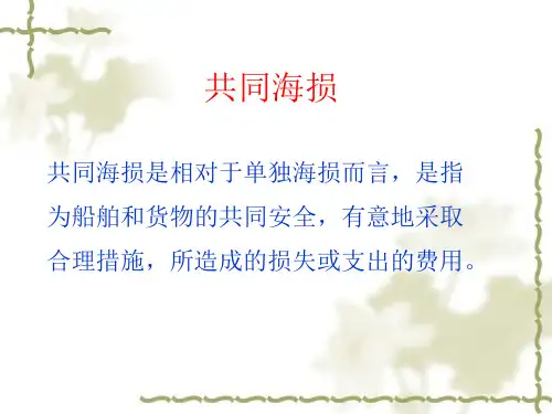 共同海损