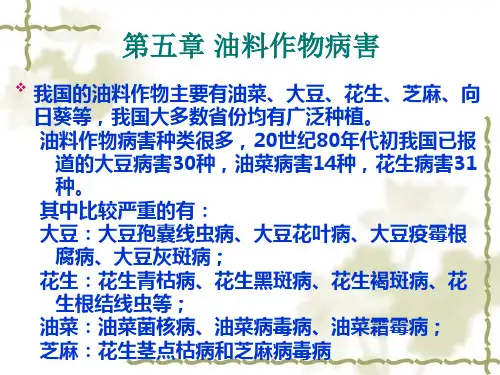 第五节-油料作物病害