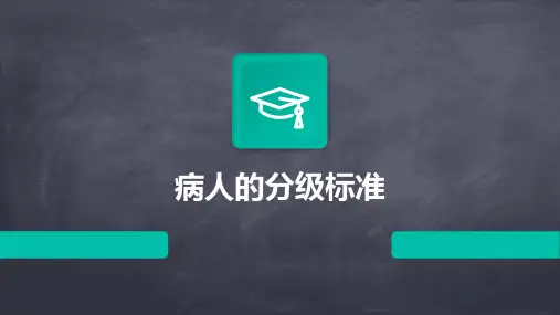 病人的分级标准ppt课件