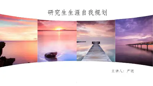 研究生生涯未来规划ppt课件