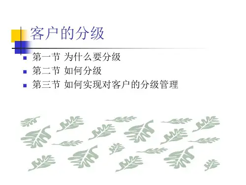 第六章_客户的分级