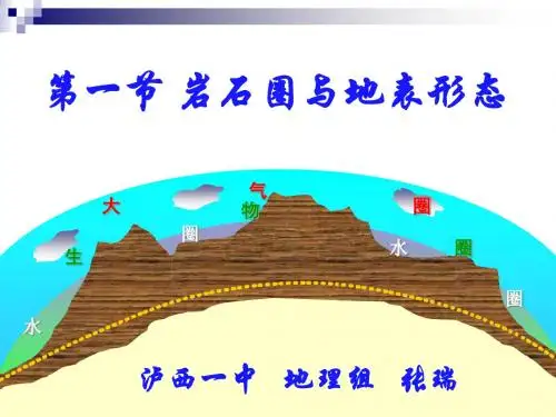 鲁教版高中地理必修一第二单元第1节《岩石圈与地表形态》优质课件(共44张PPT)