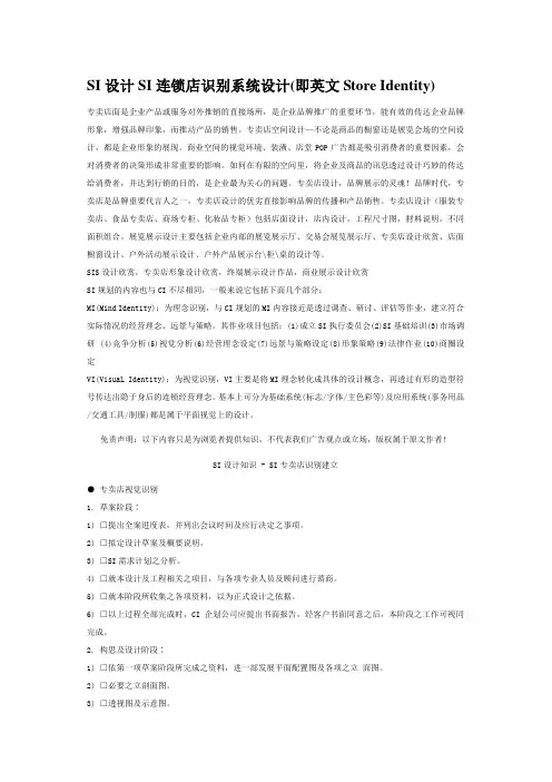 SI设计SI连锁店识别系统设计