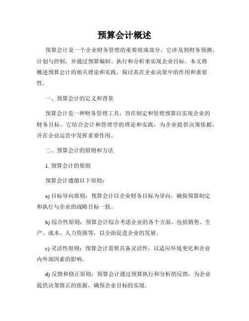 预算会计概述