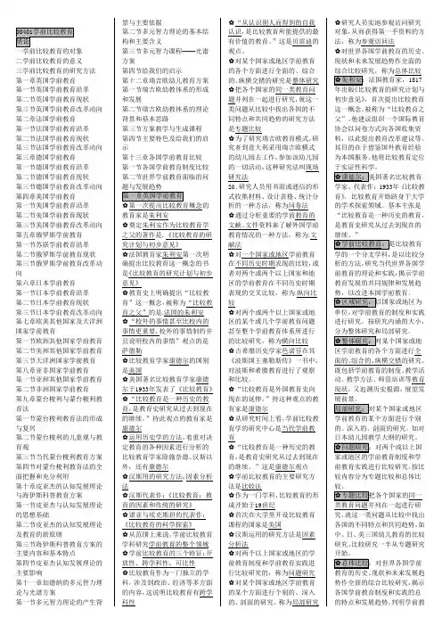 00401学前比较教育