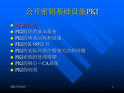 PKI-CA系统