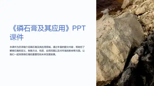 《磷石膏及其应用》课件
