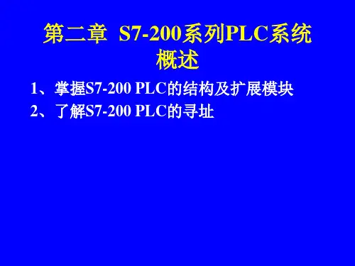 S7-200系列PLC系统概述