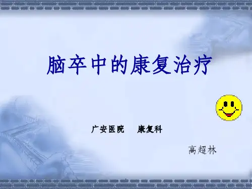 脑卒中康复治疗
