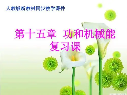 《第十五章功和机械能》复习ppt课件