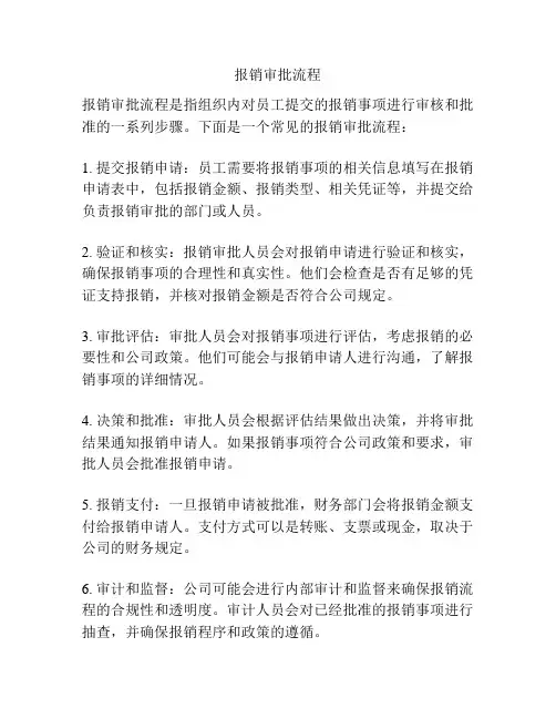 报销审批流程