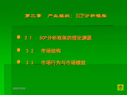 产业组织PPT演示文稿