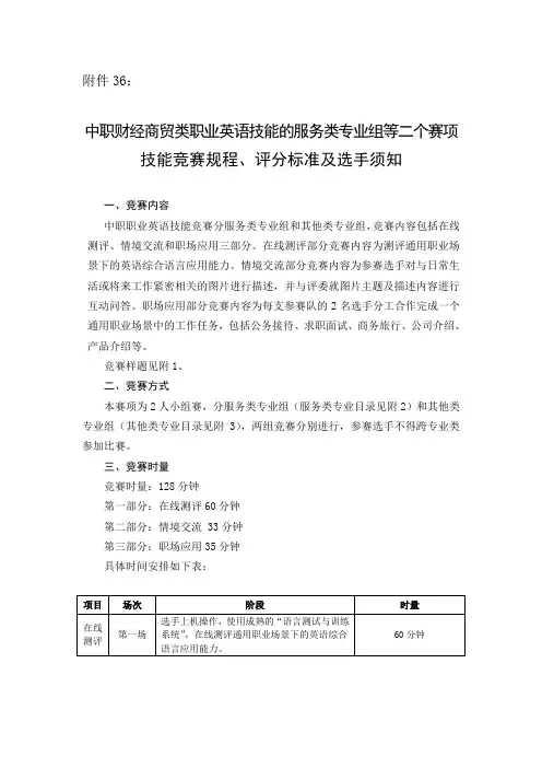 36-职业英语技能