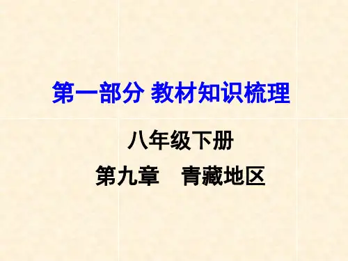 商务星球初中地理八年级下册《9第9章 青藏地区》课件 .ppt