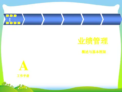 麦肯锡—咨询手册—麦肯锡—企业业绩管理基本框架