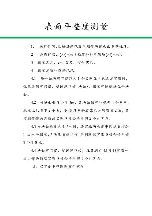 垂直度、平整度测量标牌