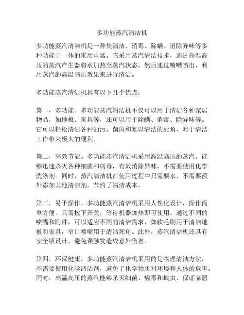多功能蒸汽清洁机