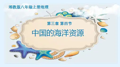中国的海洋资源ppt课件