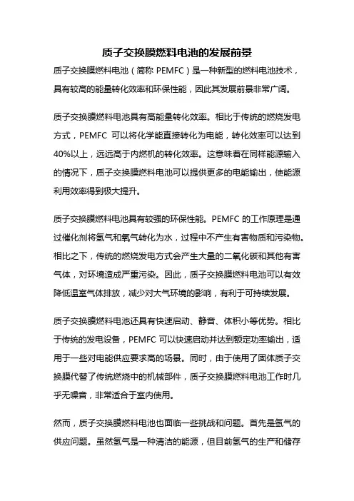 质子交换膜燃料电池的发展前景