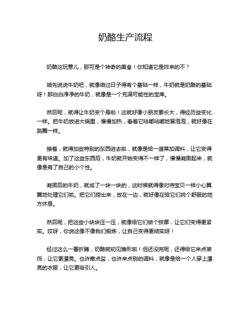 奶酪生产流程