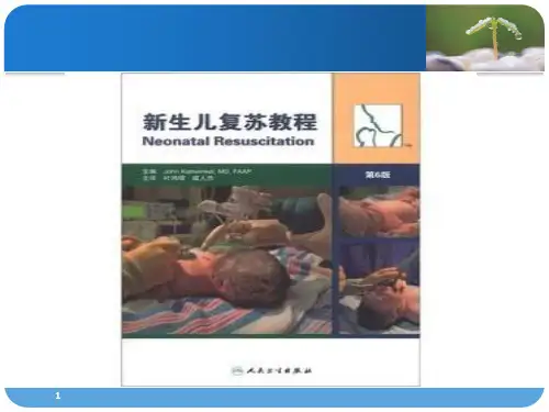 新生儿窒息复苏第六版ppt课件
