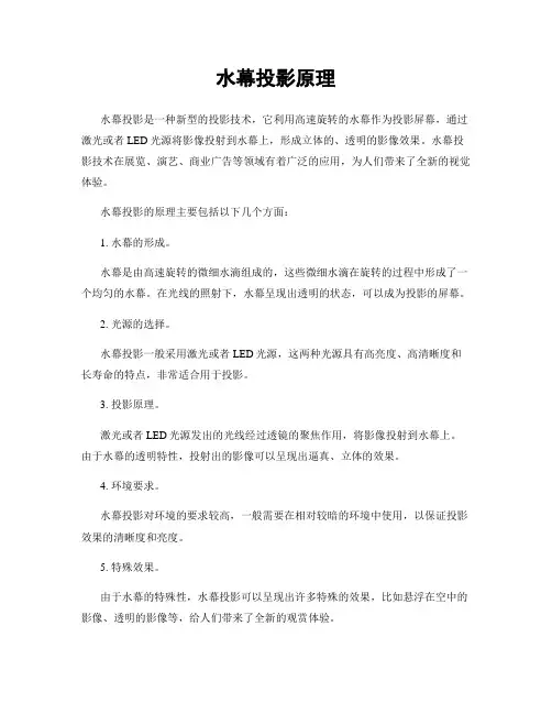 水幕投影原理