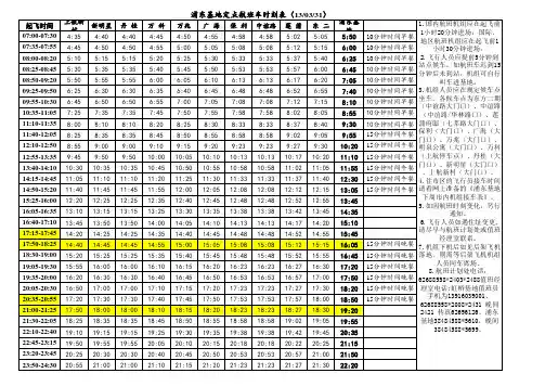 164944_南线机组浦东定点接车时刻表130331