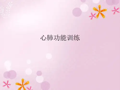15 心肺功能训练