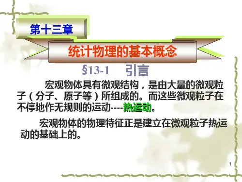 统计物理的基本概念ppt课件