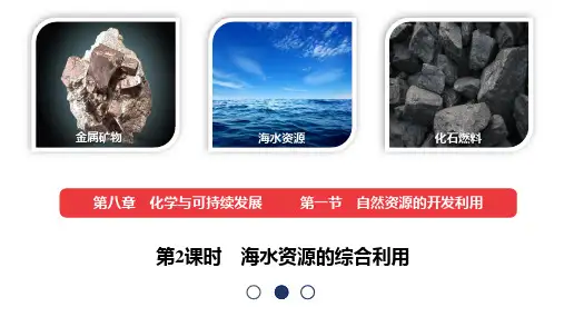 【课件】海水资源的综合利用高一下学期化学人教版(2019)必修第二册