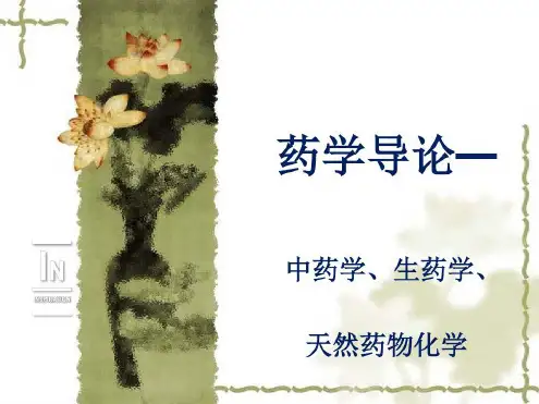 动物和矿物类生药的概念一切来源于天然药材中药材-2022年学习资料