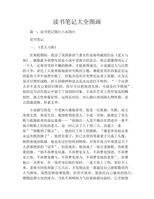读书笔记大全图画