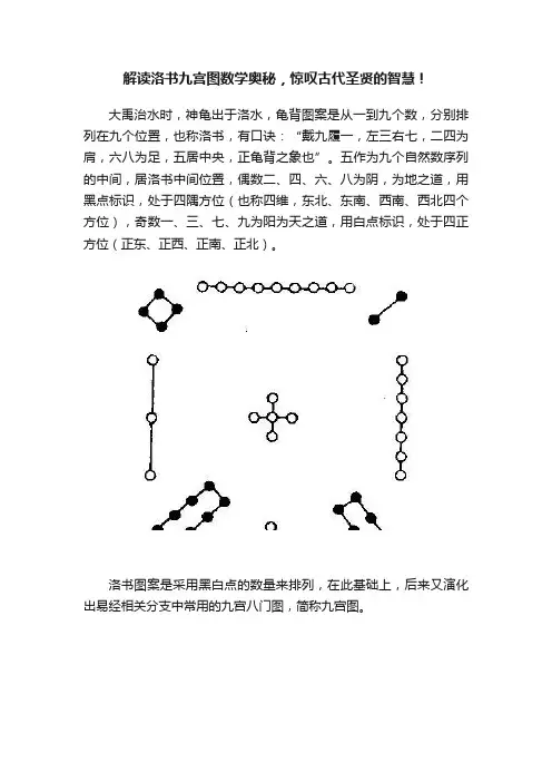 解读洛书九宫图数学奥秘，惊叹古代圣贤的智慧！