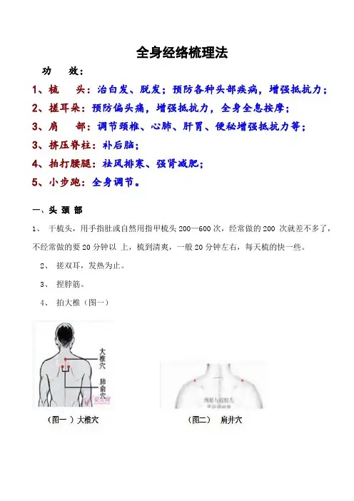 全身经络梳理法