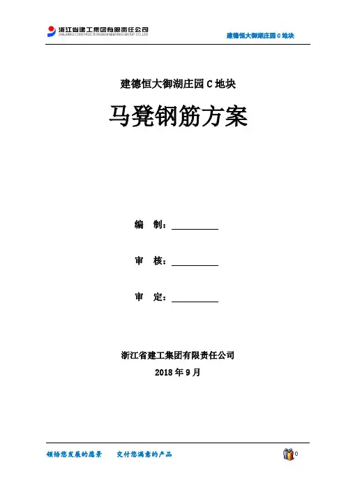 马凳筋专项方案