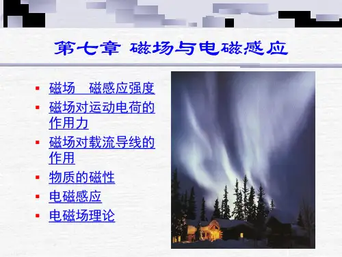 医用物理学 07章磁场与电磁感应