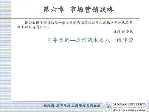 市场营销学-第六章-市场营销战略PPT课件