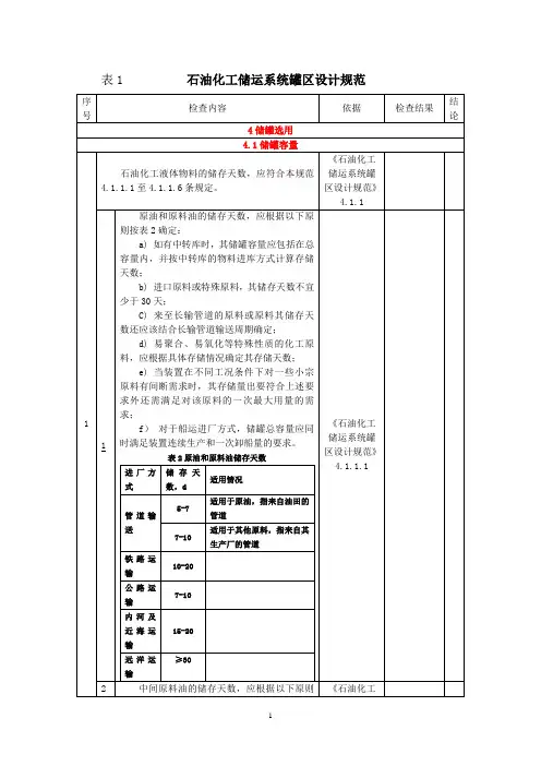SH3007-2007 石油化工储运系统罐区设计规范