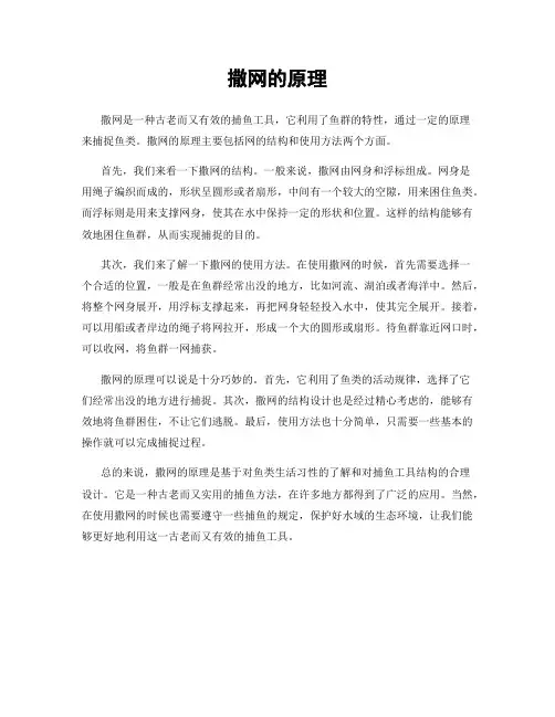 撒网的原理