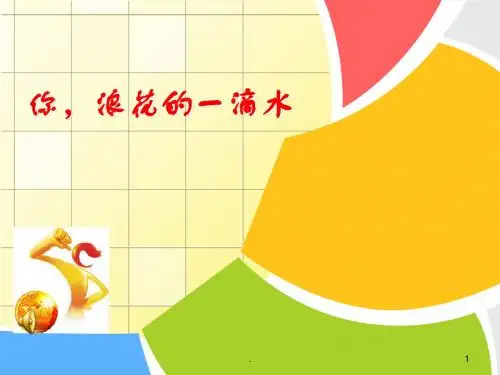 语文六下你浪花的一滴水ppt课件