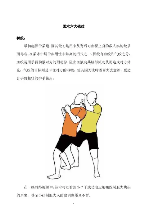 柔术六大锁技