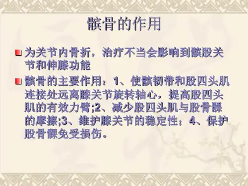 _髌骨骨折的治疗