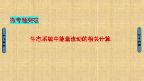 高中生物第4章生态系统的稳态第2节生态系统的稳态第1课时微专题突破名师精编课件苏教版必修