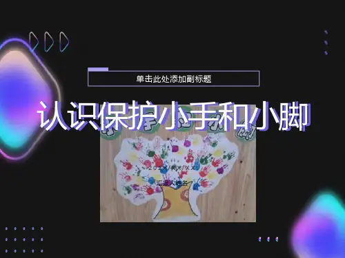 认识保护小手和小脚