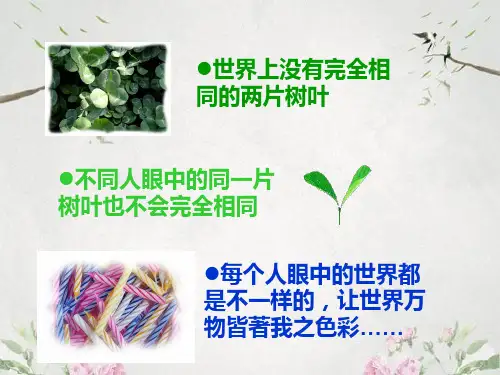 作文-初中作文指导：状物作文点评：物物皆著我之色彩ppt优秀PPT